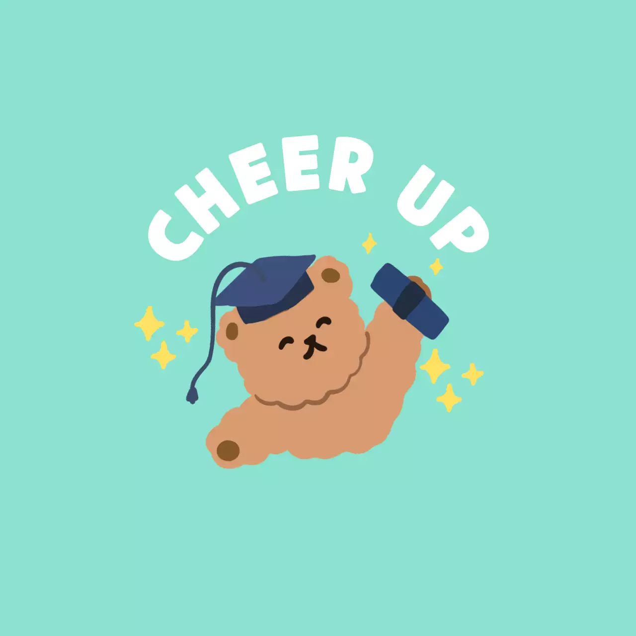 A cute concept school cheered on by teddy bears