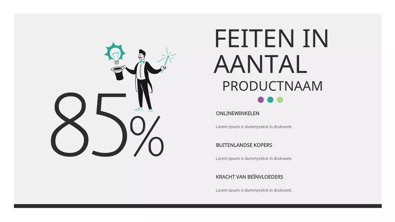 Elegant zakelijk rapportmateriaal in zwart-wit