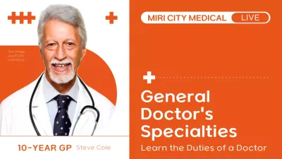 Orange Professional Medical Promotion YouTube Thumbnail