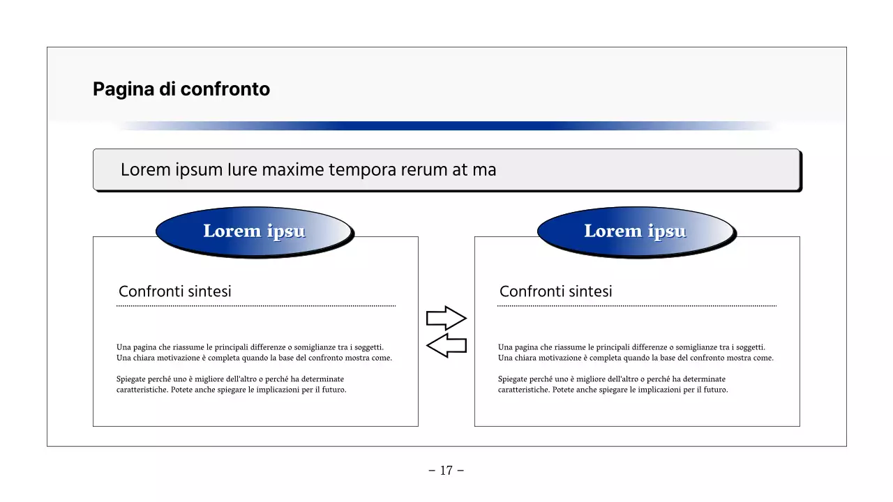Rapporto di base stampabile in blu navy e grigio