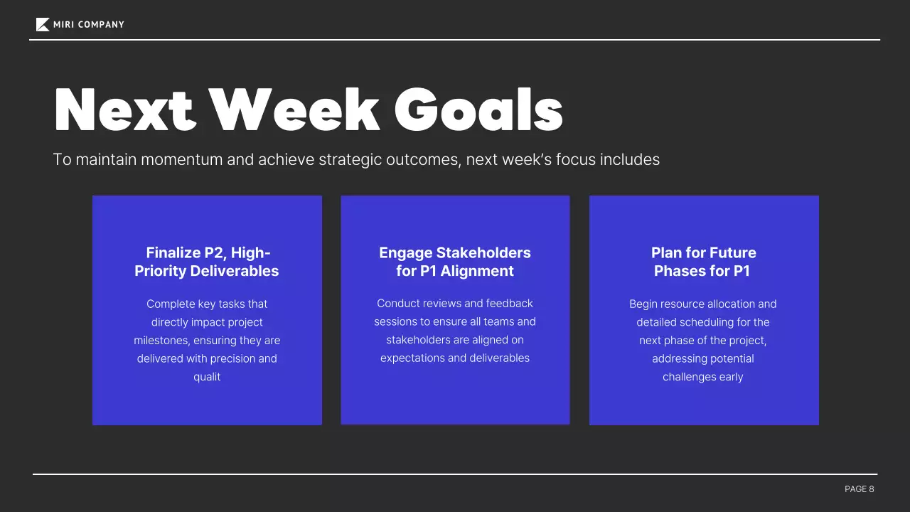 Tài liệu trình bày báo cáo dự án hiện đại màu xanh