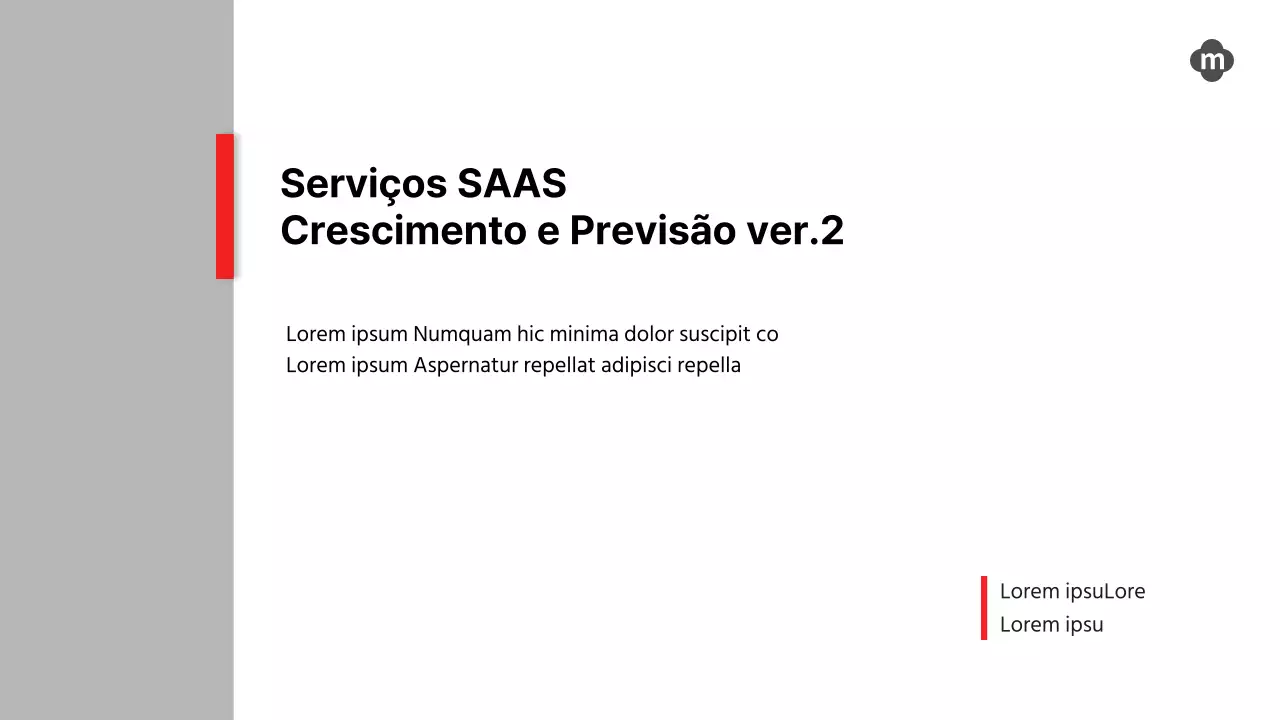 Relatórios simples, a preto e branco, sobre o desempenho e a estratégia dos serviços e previsões de expansão