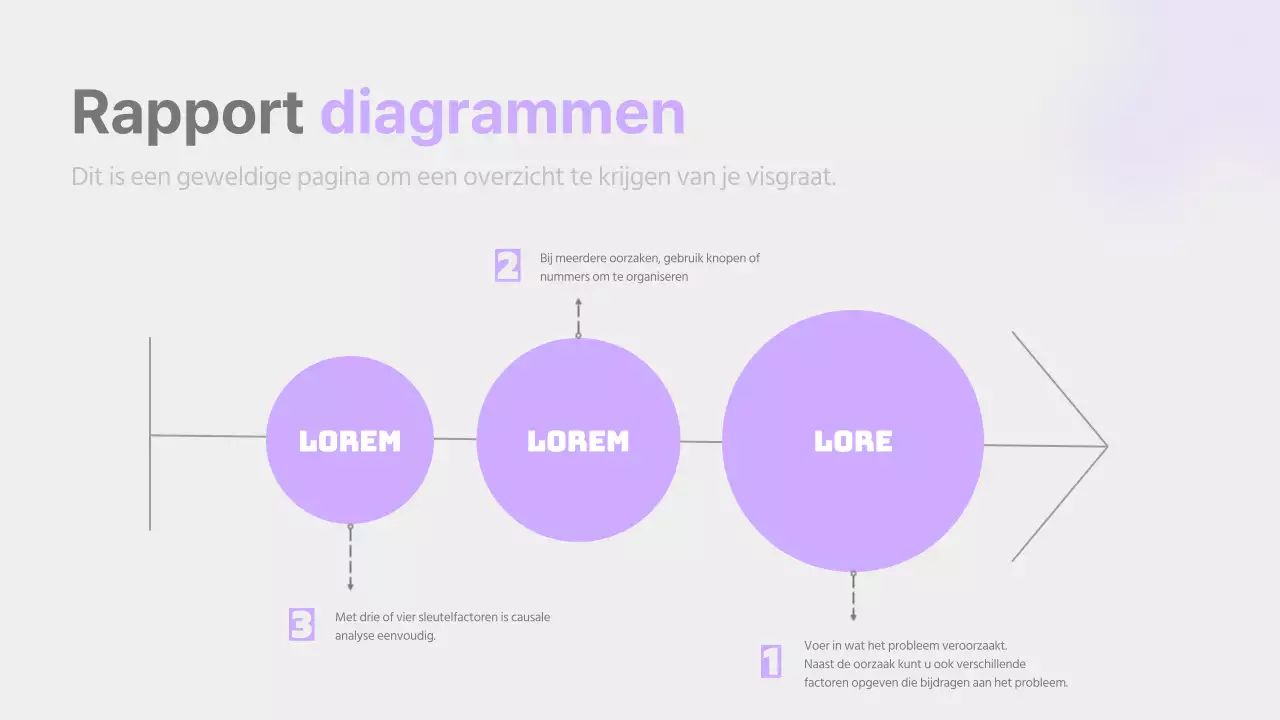 Een eenvoudig verslag in mauve en grijs
