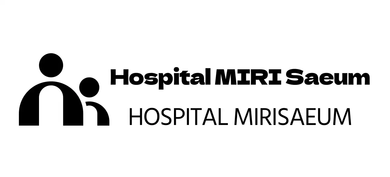 Logotipo de hospital ilustrado y sencillo