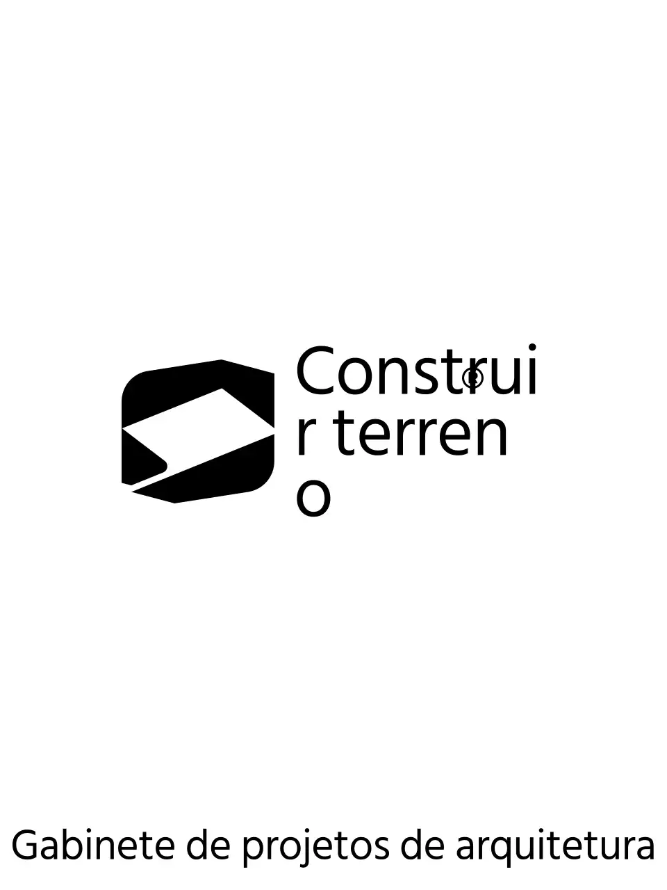 Layout comercial com um logótipo empresarial simples