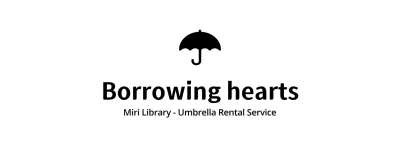 Design a rental service with an umbrella icon