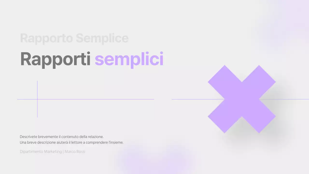 Una relazione semplice in malva e grigio