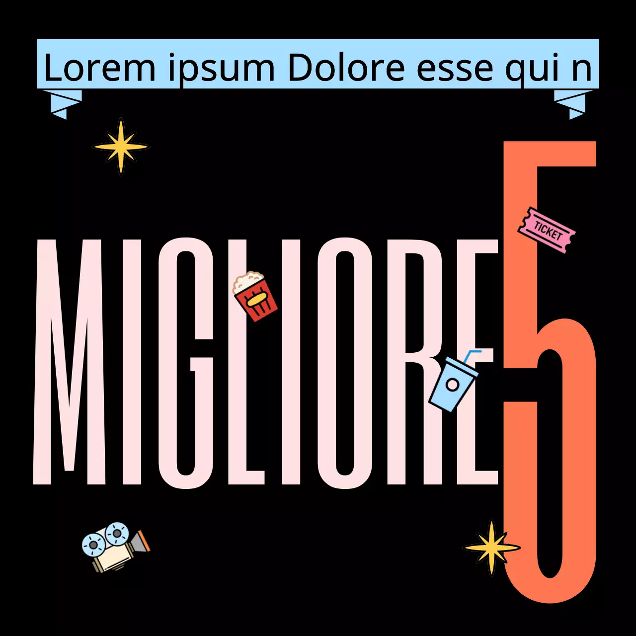 Copertina principale di tendenza in menta e rosa