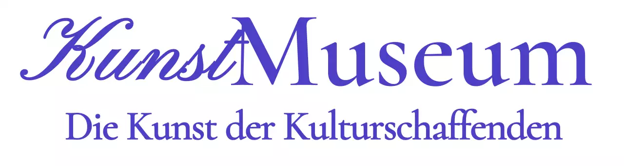 Museumslogo mit einem stilvollen kursiven Konzept