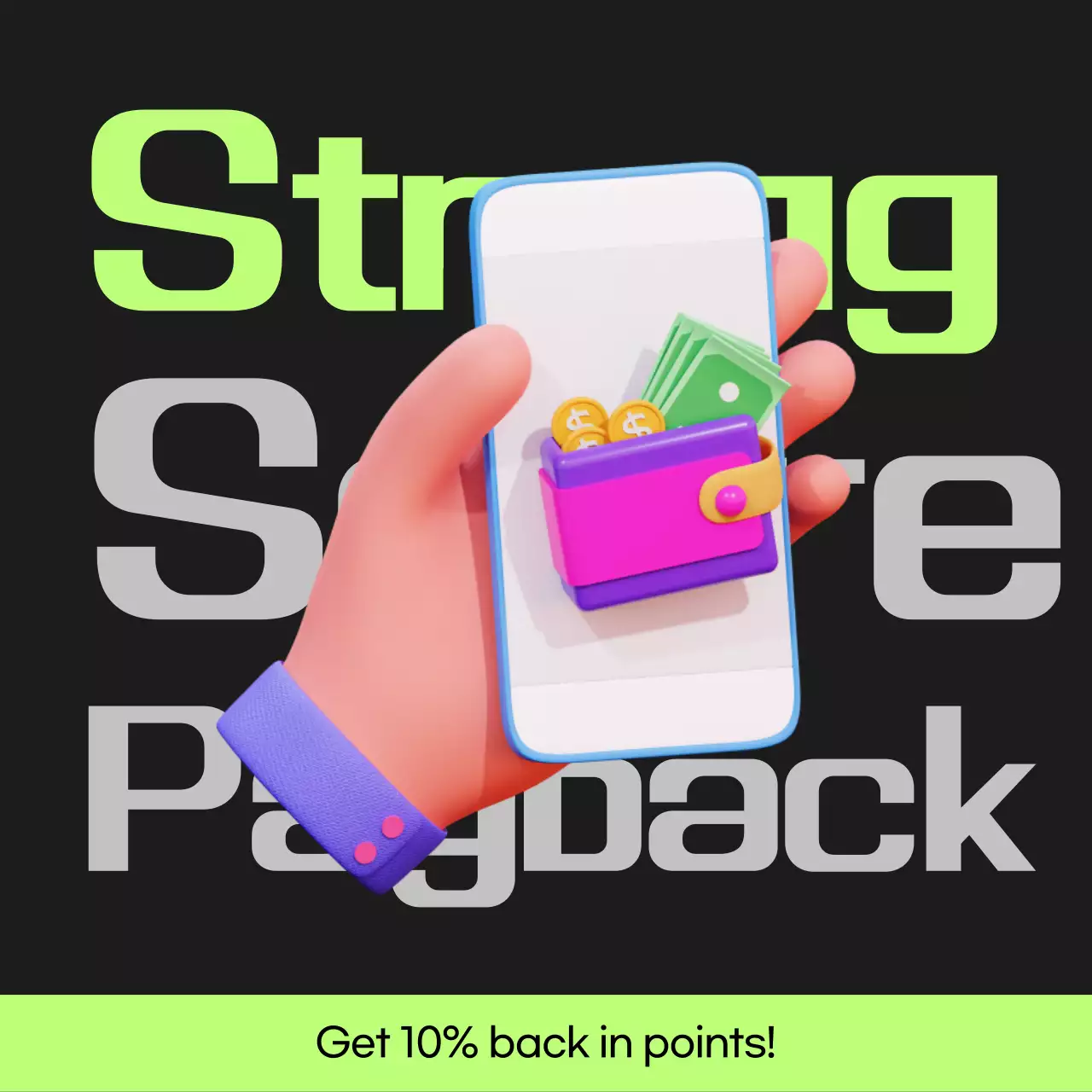 Bài đăng hoàn vốn điểm cyberpunk màu đen và xanh nhạt