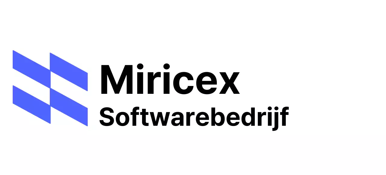 Bedrijfslogo met een schuine vorm concept