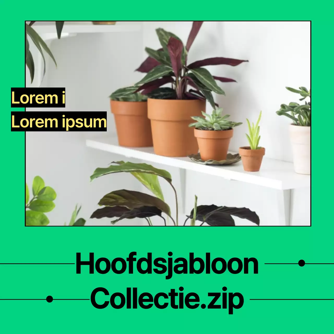 Minimalistische Marketing Thumbnail Post door Abstract en Bora