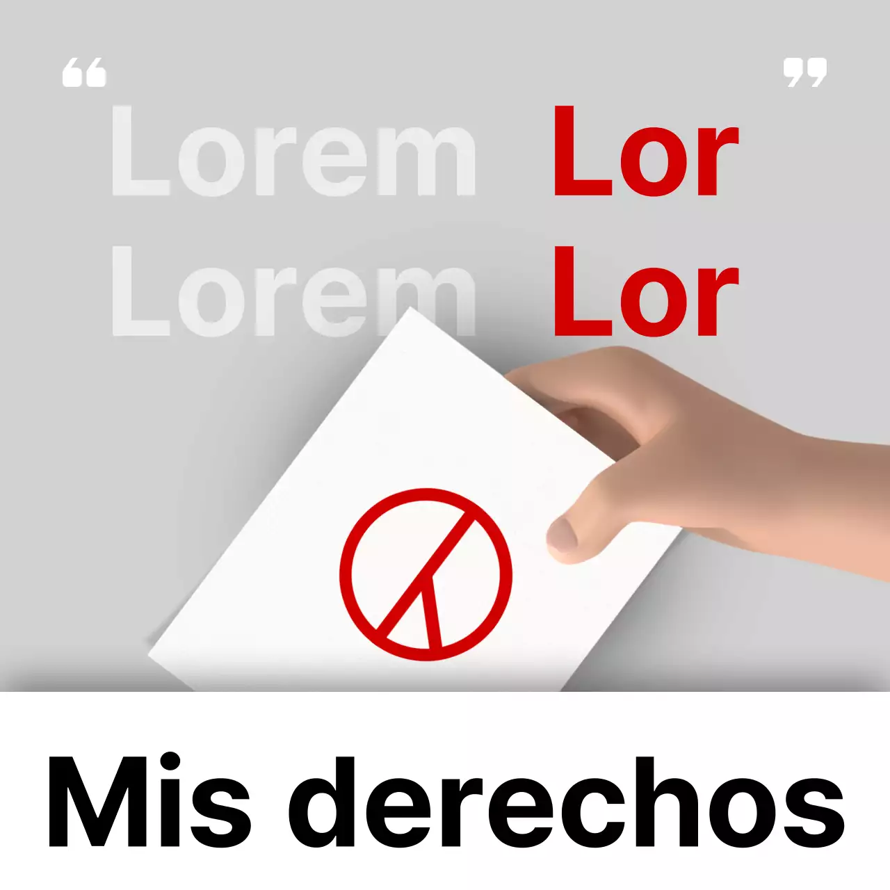 Promover las tendencias de voto rojo y negro