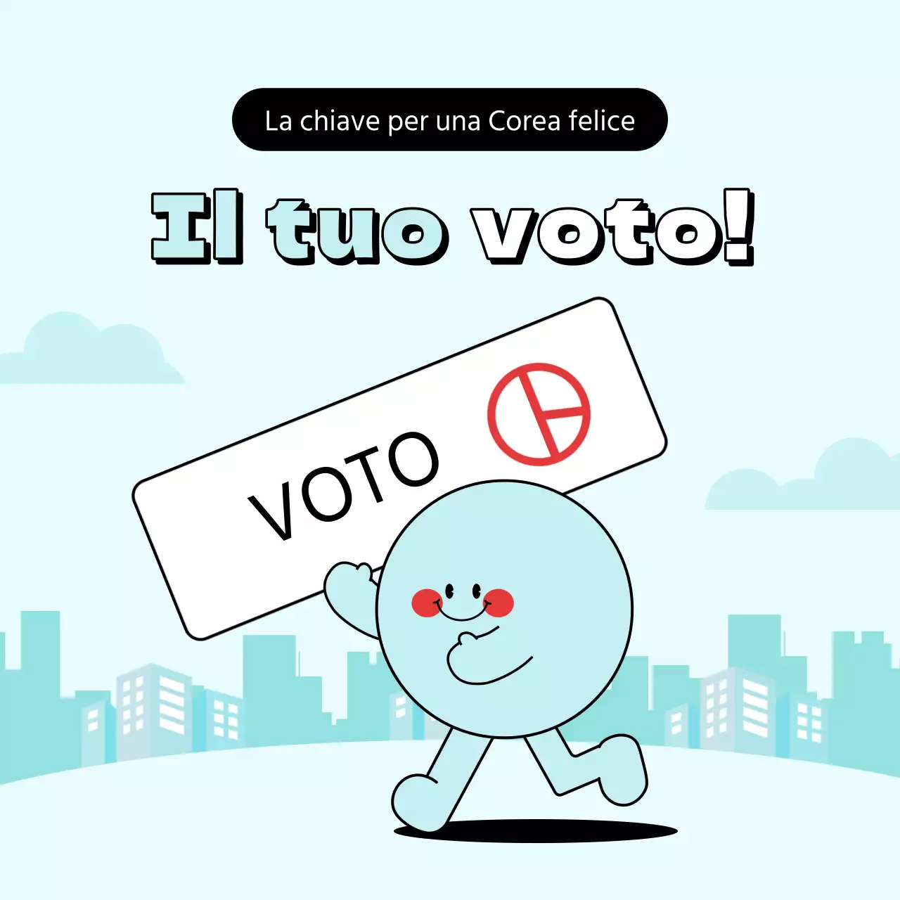 Promuovete il vostro voto con un bel colore azzurro