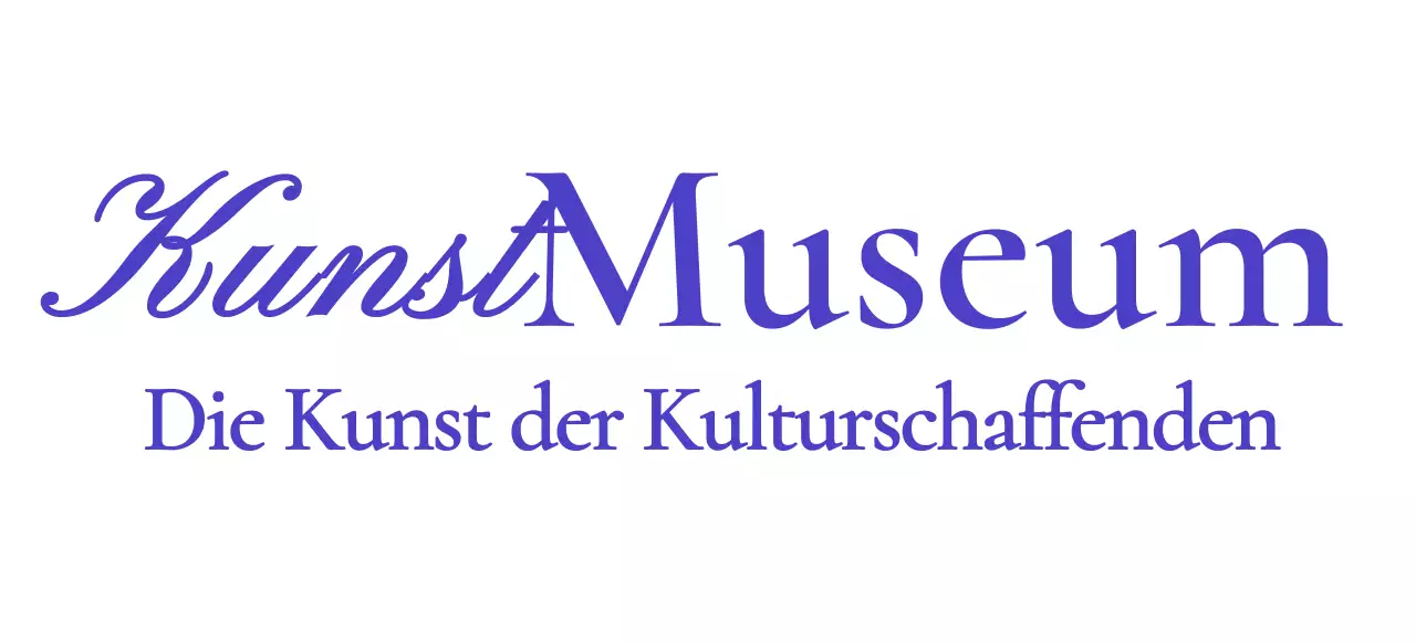 Museumslogo mit einem stilvollen kursiven Konzept