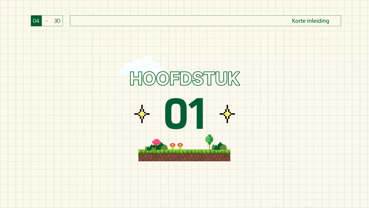 Groen, retro gamegevoelig verslag