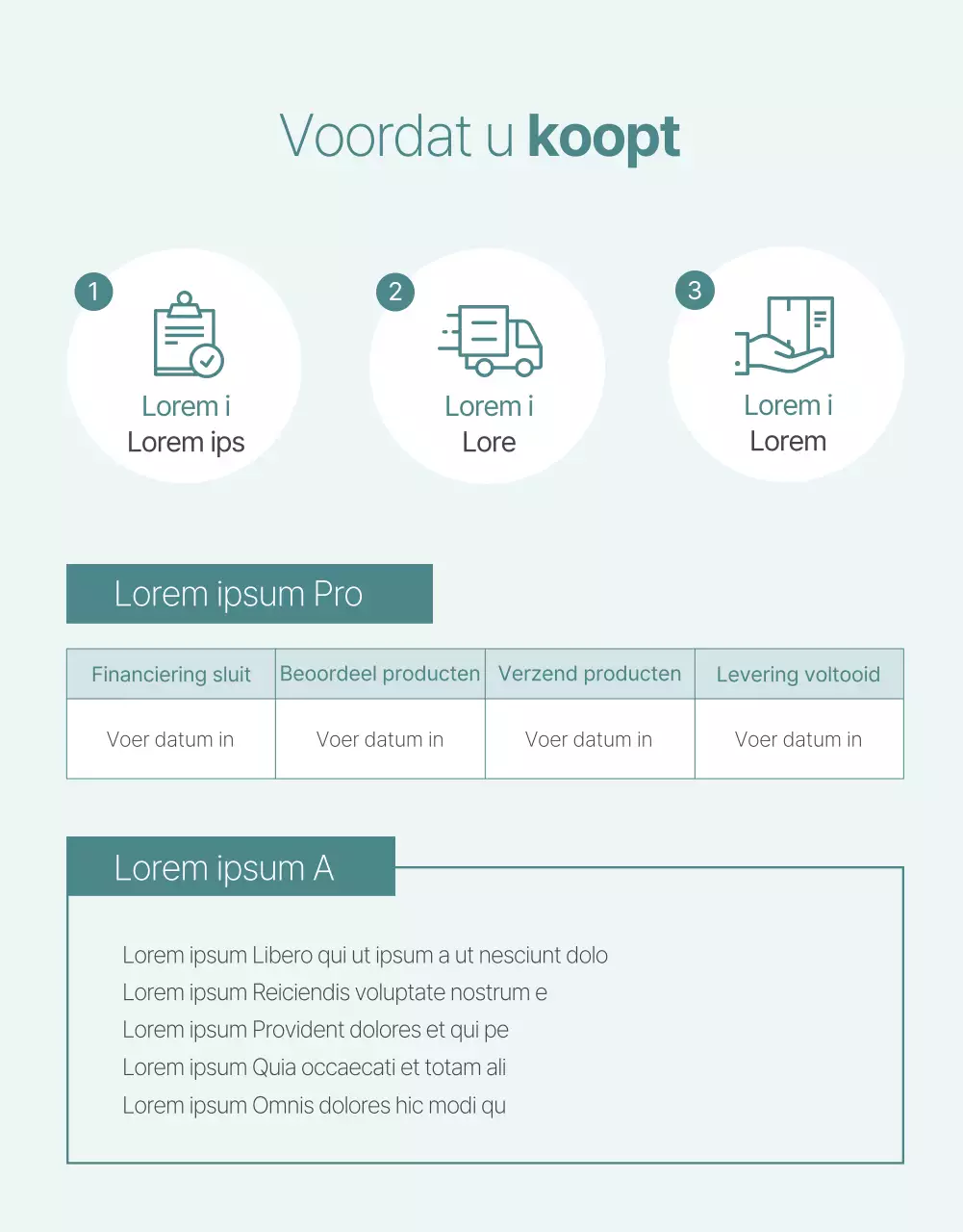 Promoot een eenvoudig groen en mintkleurig tumblr-product