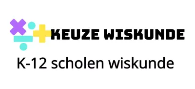 Wiskunde school met veelkleurig wiskunde symbool logo concept