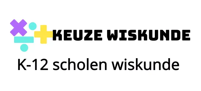 Wiskunde school met veelkleurig wiskunde symbool logo concept