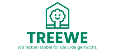 Corporate Colour Design für Möbel mit Markenlogo, das einen Baum in einem Haus zeigt