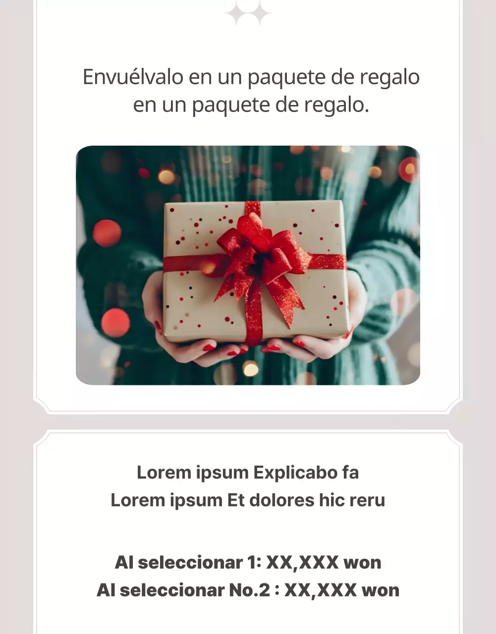 Promover un pastel clásico de panadería en beige