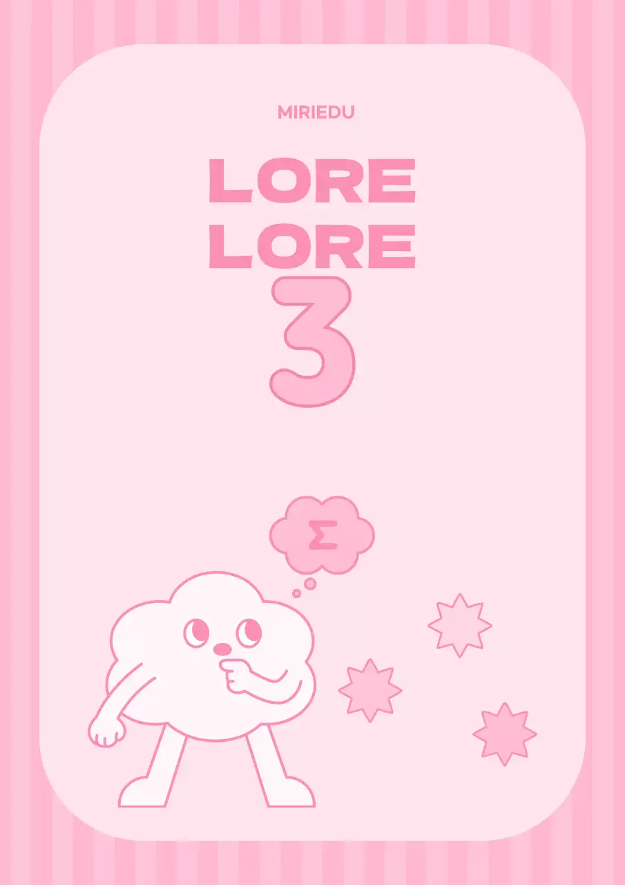 Un sencillo cuaderno rosa y amarillo de matemáticas de bachillerato