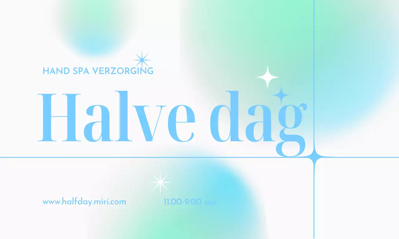 Indrukwekkend ontwerp met kleurrijke verlopen en grote titels