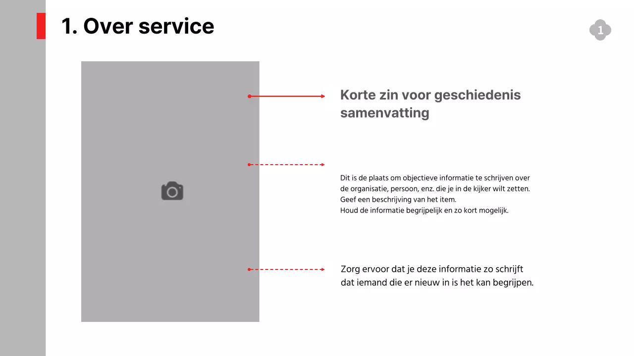 Eenvoudige, zwart-wit rapporten over serviceprestaties, strategie en prognoses voor uitbreiding