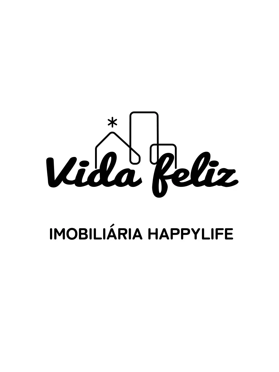 Conceito simples de imóvel com ilustrações de tirolesa