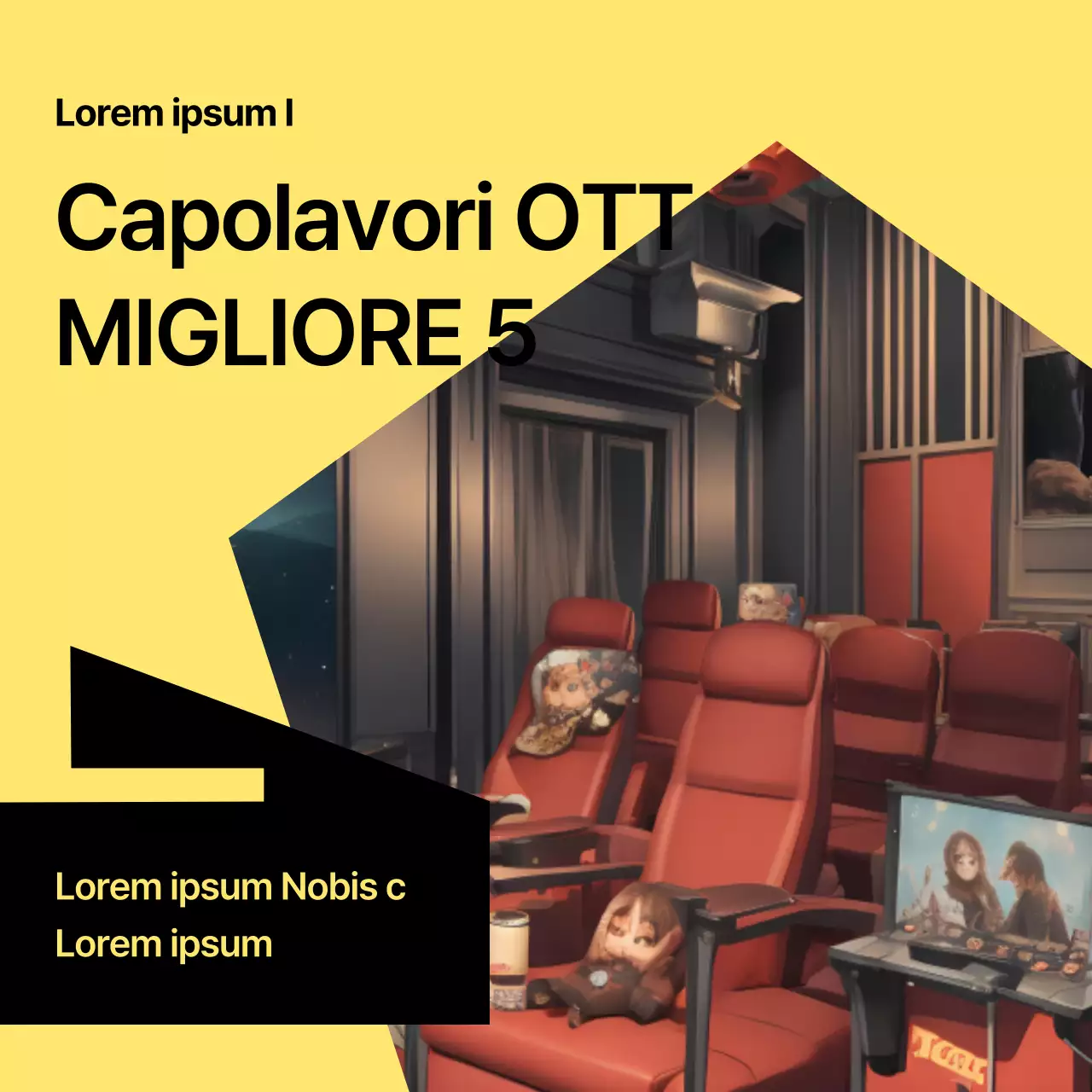 Miniature di marketing minimaliste Post di Abstract and Bora