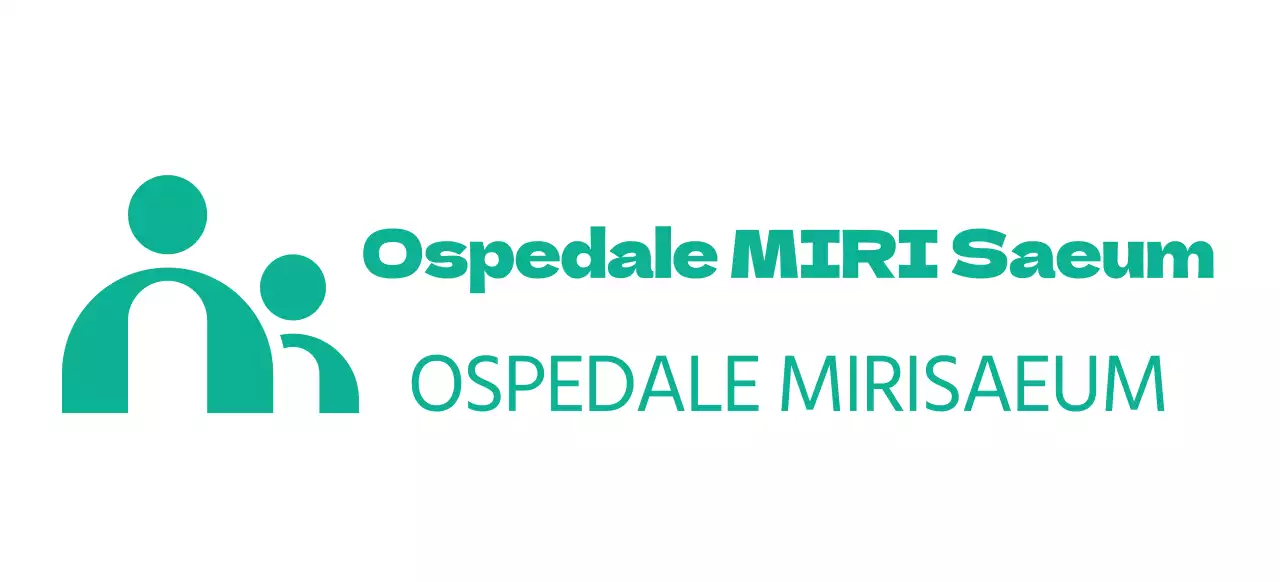 Logo ospedaliero semplice e illustrato