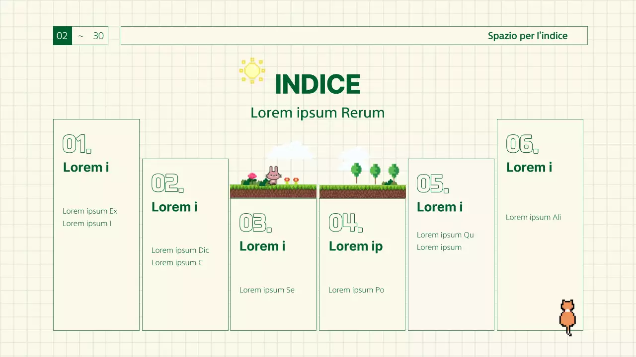 Relazione sulla sensibilità verde e retrò del gioco