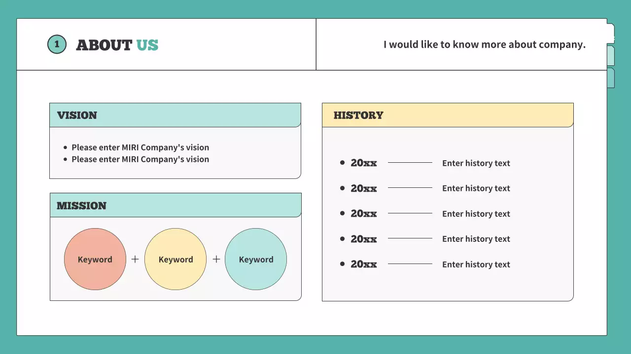 Teal Simple Office Guidebook Presentation