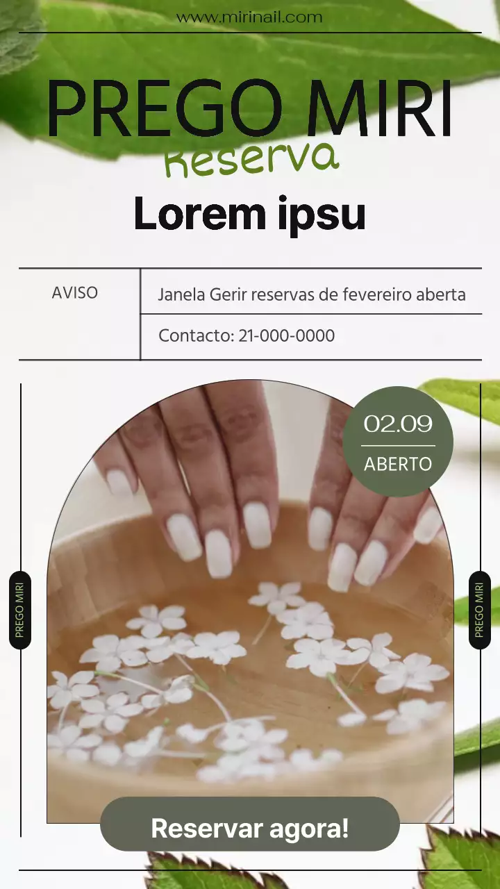 Anúncio de programação verde natural