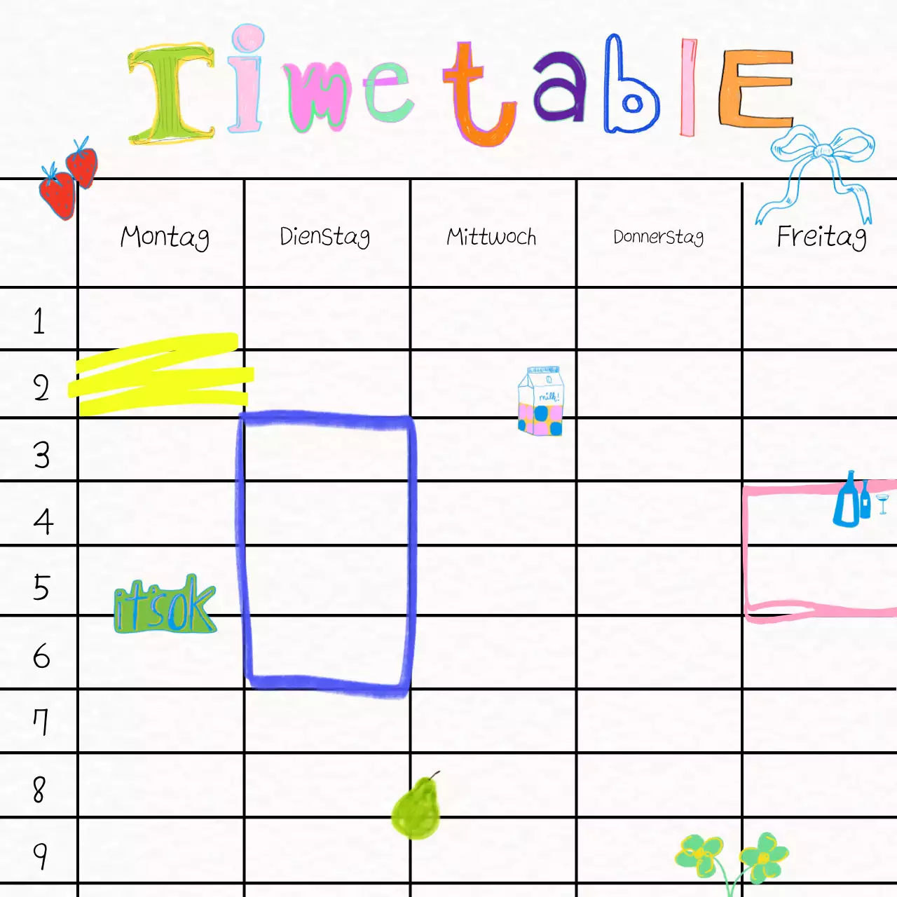 Eine hübsche elfenbeinfarbene Planersäule
