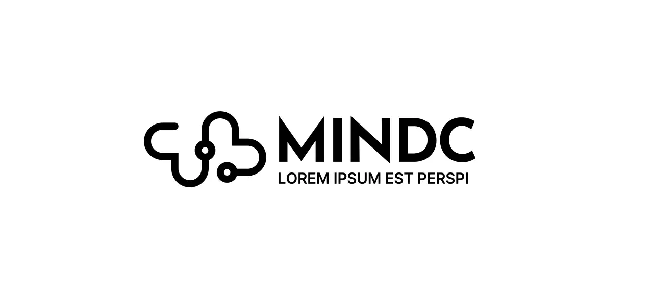 Ontwerp een vrijwilligersorganisatie met een pictogram met een hart en een stethoscoop