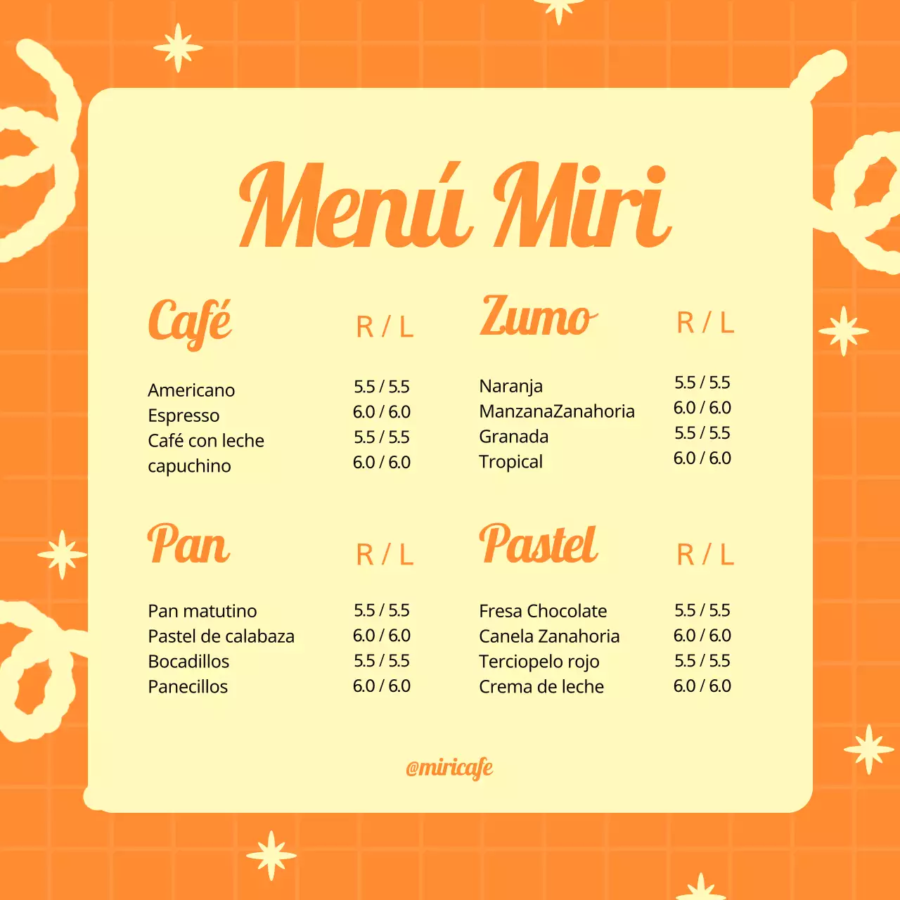 Un bonito anuncio de la colección de anuncios de café en naranja y rosa