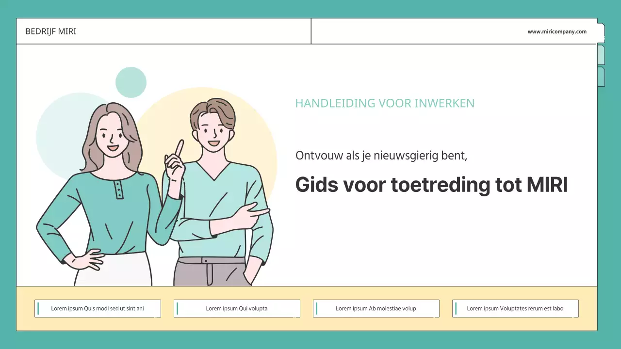 Eenvoudige HR-training uitgelegd in mint en geel