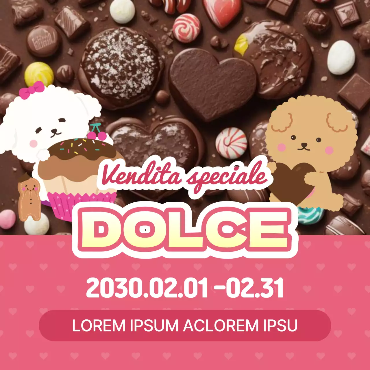 Promuovere San Valentino in bianco e rosa