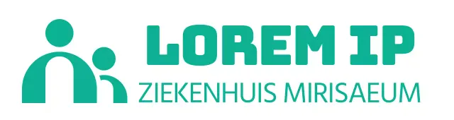 Eenvoudig geïllustreerd ziekenhuislogo