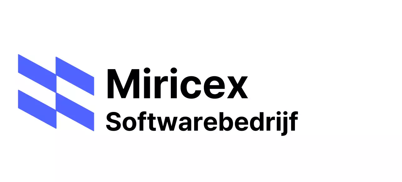 Bedrijfslogo met een schuine vorm concept