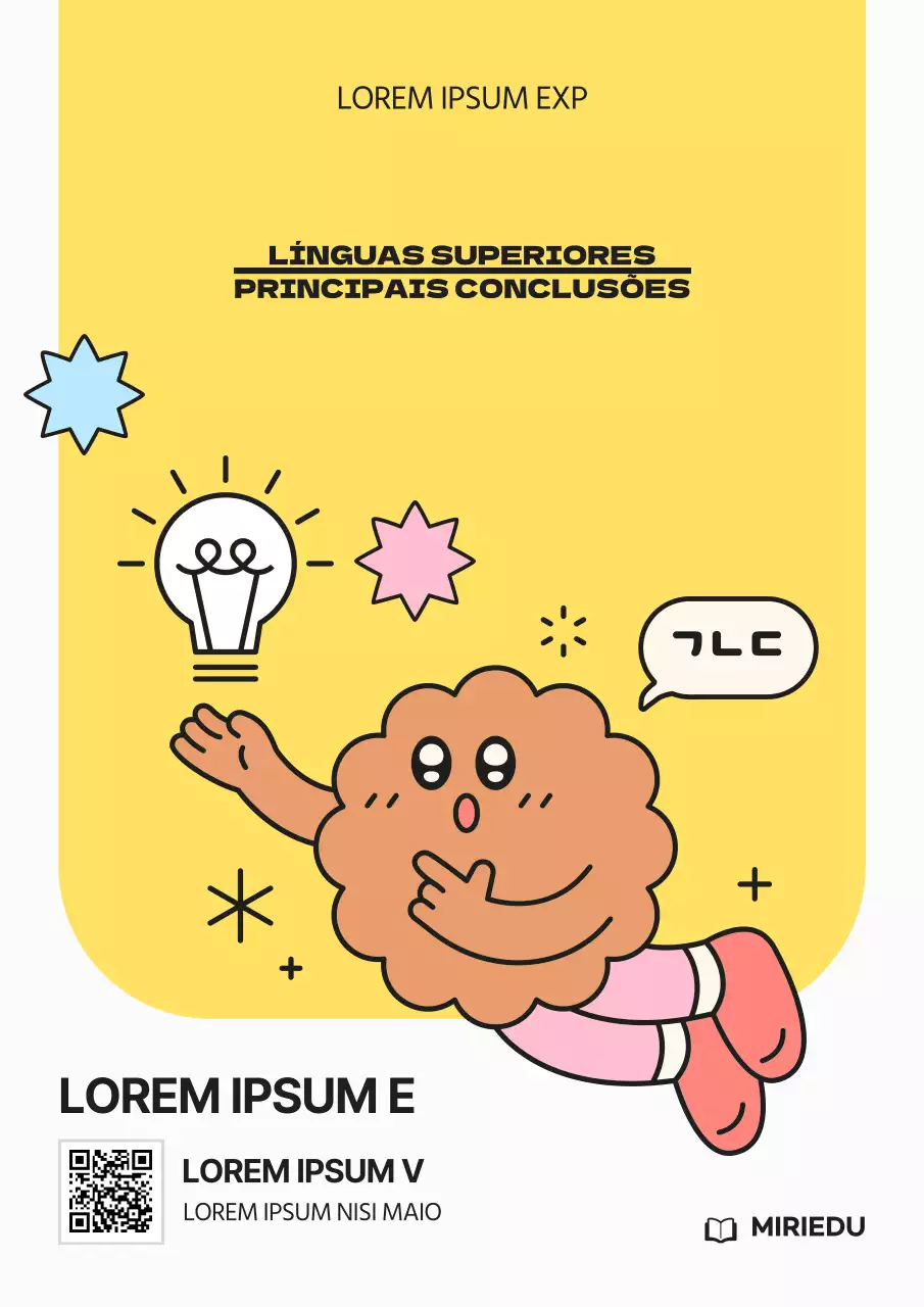 Geometria em amarelo e cor-de-rosa Exercícios do Currículo Nacional Superior