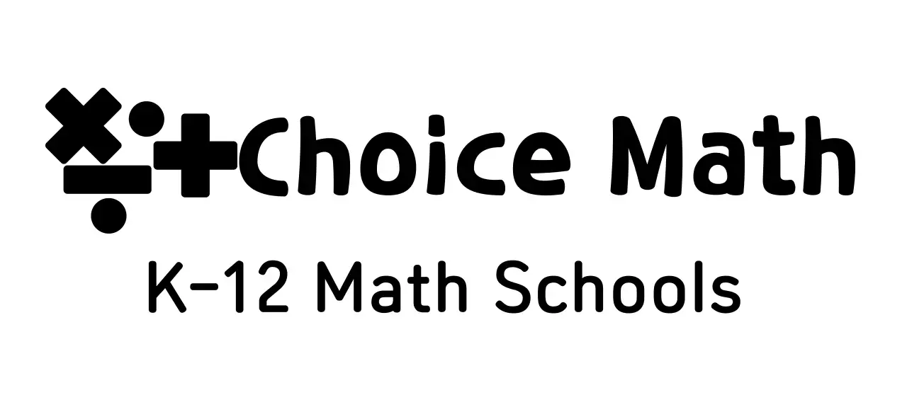 Math school with math symbol logo concept