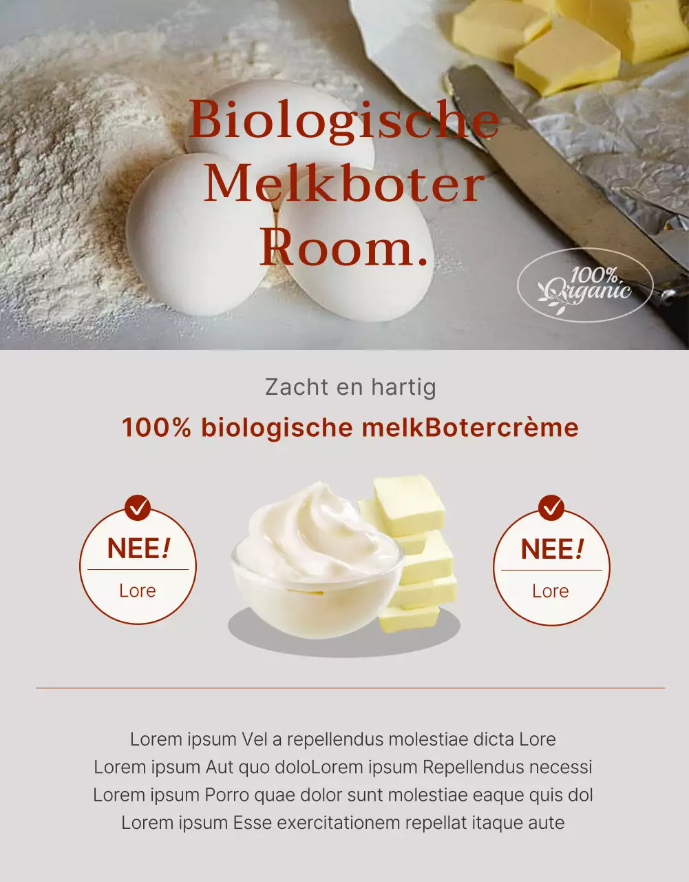 Promoot een schattige bakkerij in rood en roze