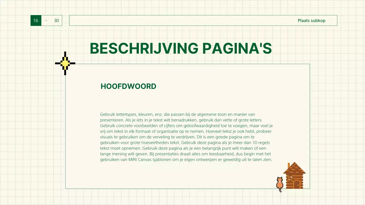 Groen, retro gamegevoelig verslag