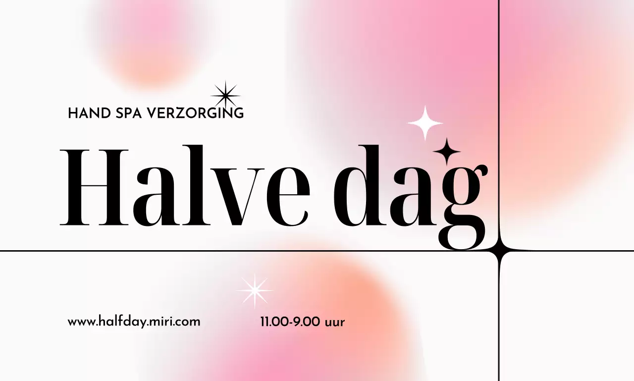 Indrukwekkend ontwerp met kleurrijke verlopen en grote titels