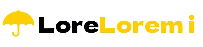 Design a colori per i servizi di noleggio con l'icona dell'ombrello