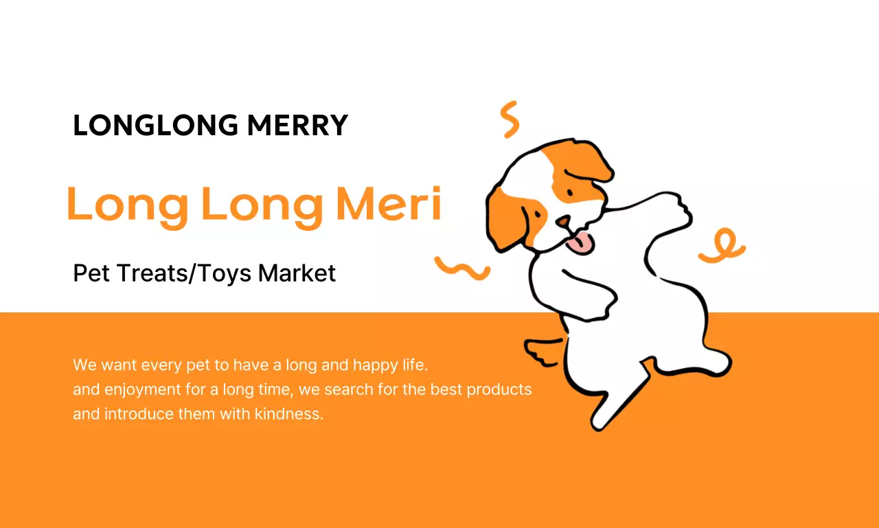 Desain promosi dengan ilustrasi anak anjing dan teks deskriptif