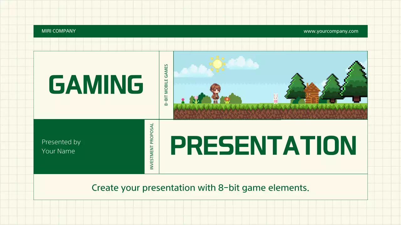 Green, retro gaming sensibilities report