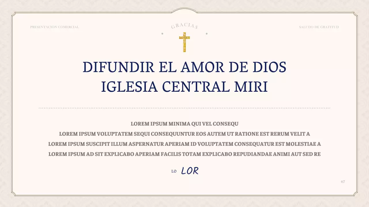 Un sencillo poste de felicitación de firma en azul marino y marfil